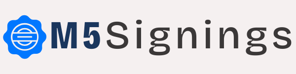 M5 Signings Logo